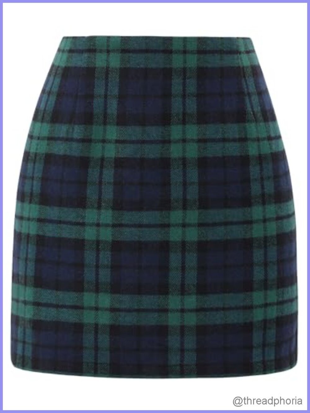 High Waisted Plaid Mini Skirt Women Casual Slim Fit Flannel Skirts